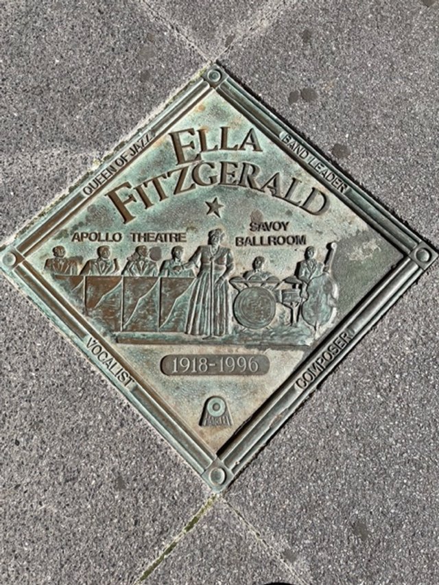 The Ella Fitzgerald plaque